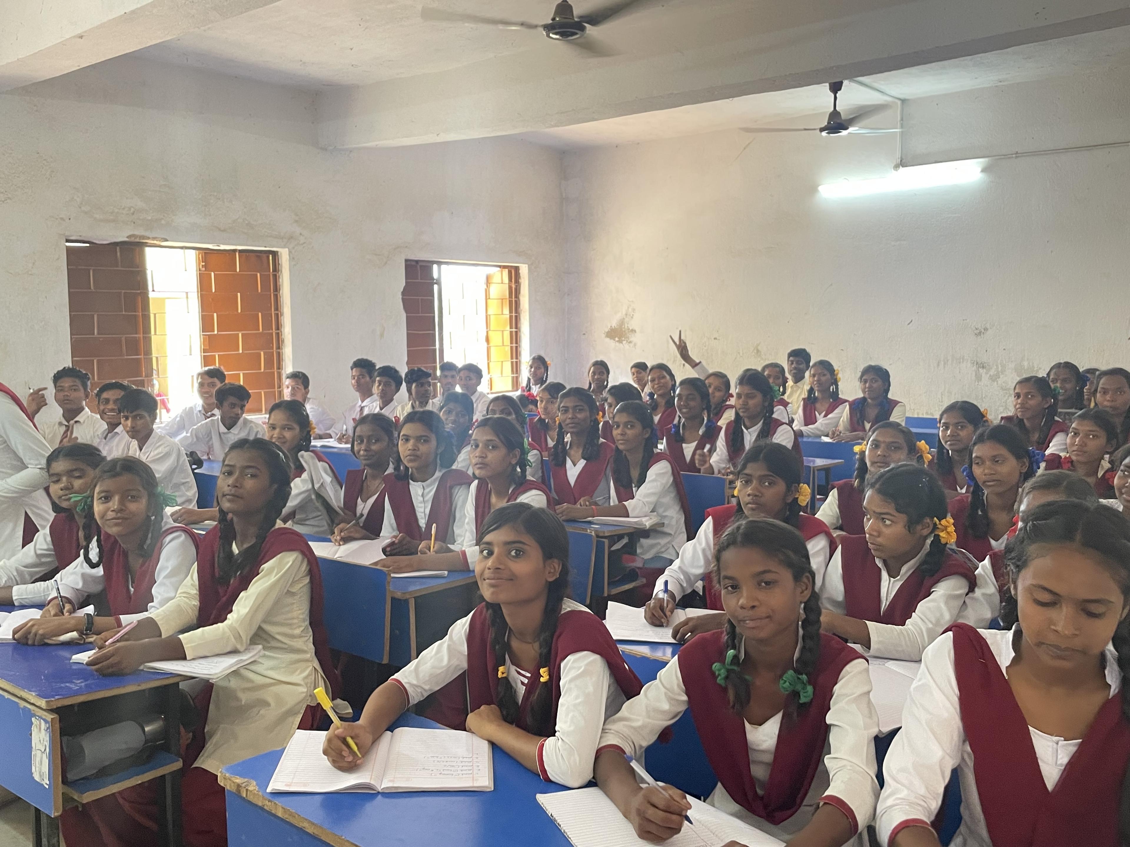 Girls at a Go Girl workshop