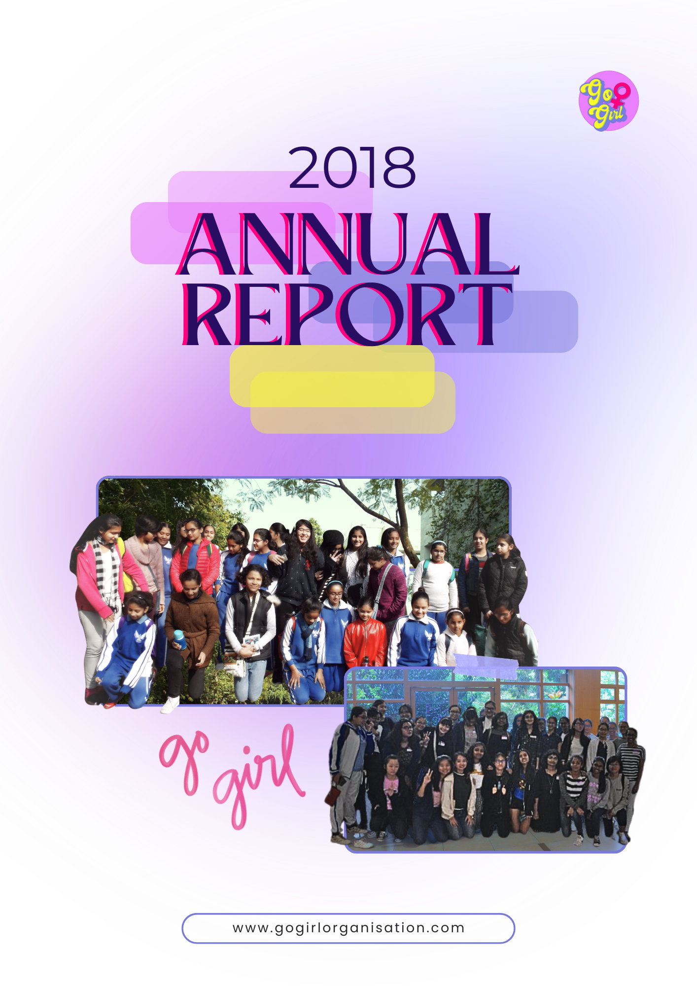Go Girl 2018 Annual Report cover