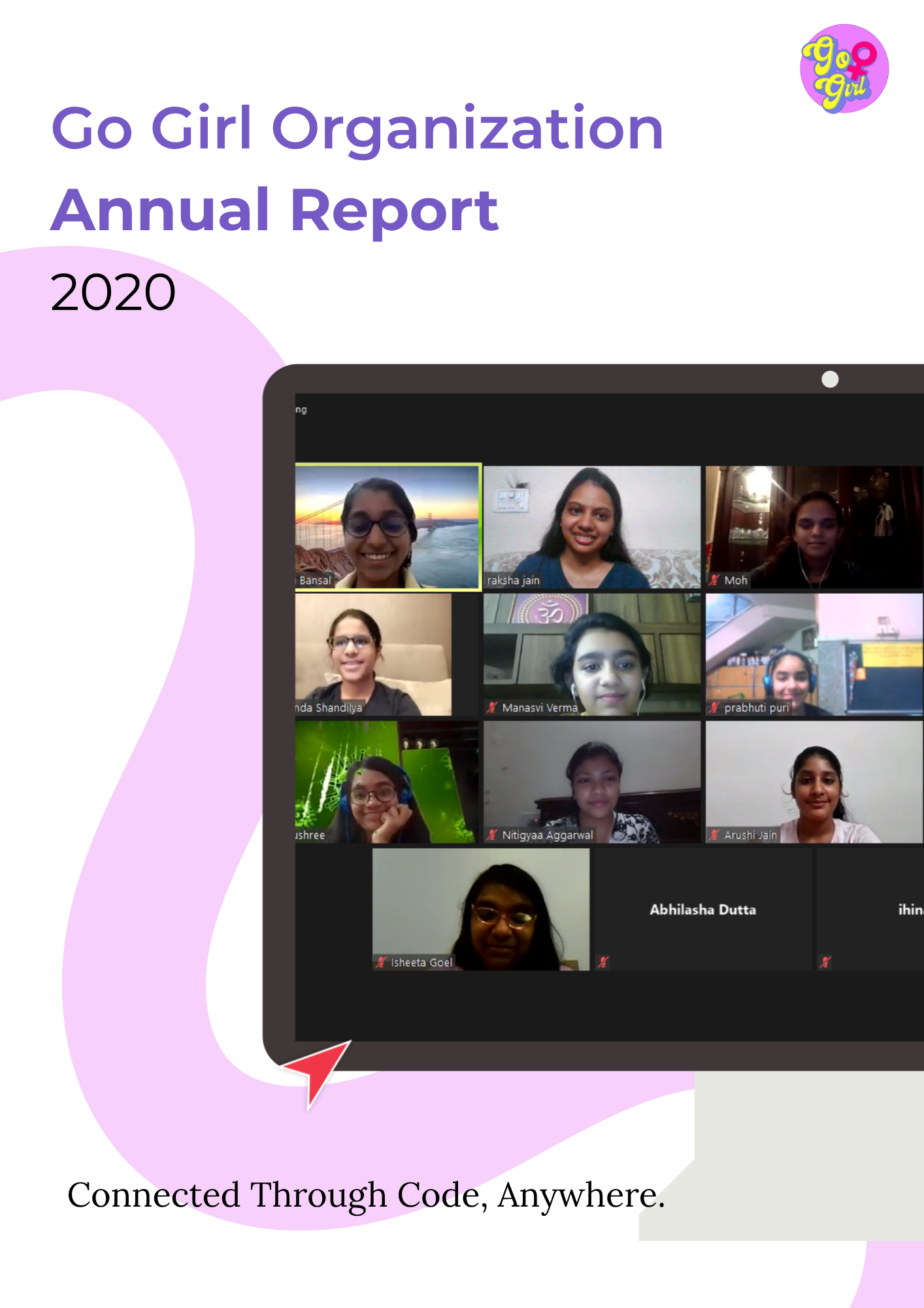 Go Girl 2020 Annual Report cover